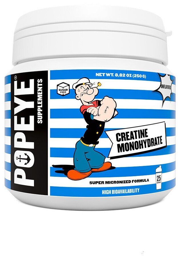 Креатин POPEYE Creatin Monohydrate 250g