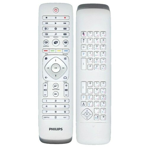 Пульт дистанционного управления для PHILIPS 996595006119, 398GF10WEPH01T (YKF352-B04) белый, с клавиатурой /orig./