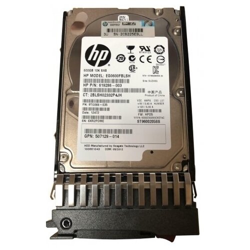 600 ГБ Внутренний жесткий диск HP 680208-B21 (680208-B21) 600 гб внутренний жесткий диск hp 665819 b21 665819 b21