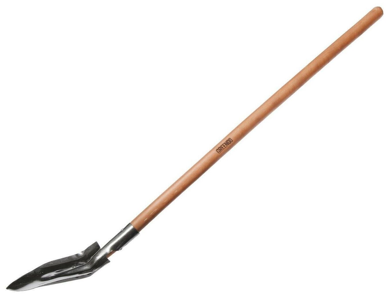 Лопата универсальная, с рёбрами жёсткости, деревянный черенок, "Премиум" (1 шт.) - фотография № 2