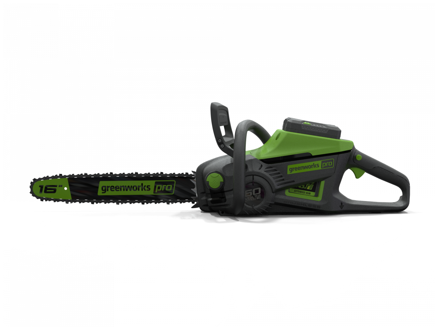 Цепная пила аккумуляторная GreenWorks GD60CS40K2, 60V, 40 см, бесщеточная, с 1хАКБ 2 А.ч. 2006907UA