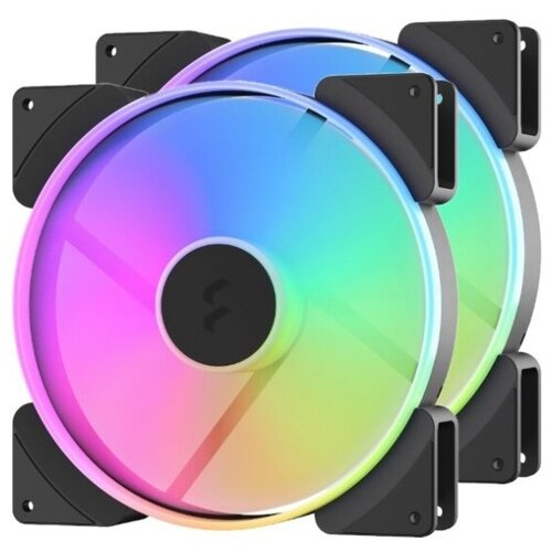 Вентилятор для корпуса Fractal Design Prisma AL-18 PWM 2-pack (FD-FAN-PRI-AL18-PWM-2P)