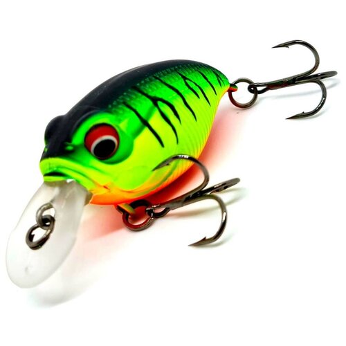 фото Воблер для рыбалки grows culture griffon 43мм 7гр / воблер рыболовный кренк / приманка на щуку, судака, окунь / приманка для спиннинга 100крючков