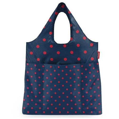 фото Сумка складная mini maxi shopper plus mixed dots red reisenthel