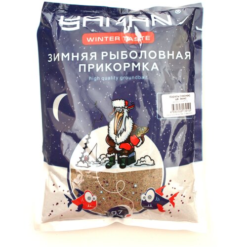 Прикормка Yaman Winter Taste Карась зимняя, чеснок, цвет микс, 700 г.