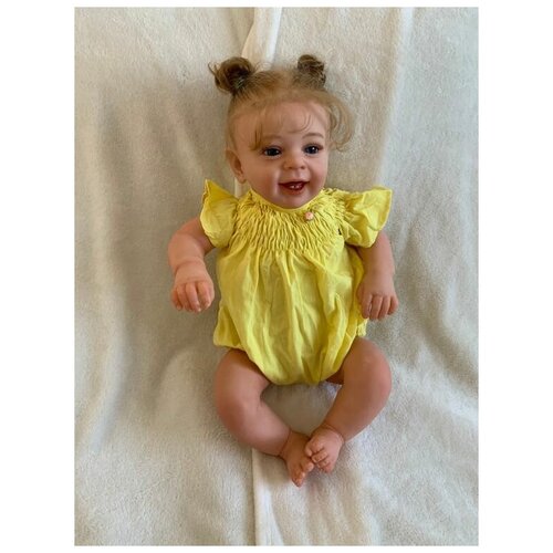 Кукла Реборн девочка Аннабель(мягконабивная) 60см