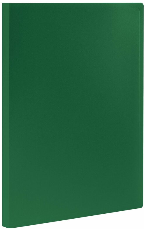 Квант продажи 3 шт. Папка 10 вкладышей STAFF, зеленая, 0,5 мм, 225691