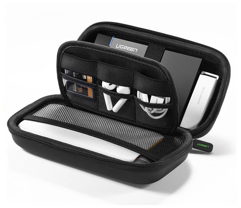 Органайзер UGREEN LP128 Hard Disk & Accessory Multi-functional Storage Bag (размер L)