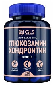 Фото GLS Pharmaceuticals Глюкозамин Хондроитин complex капс.