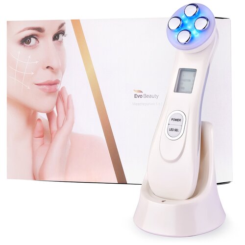 Evo Beauty Мезотерапия Rf лифтинг аппарат для лица от морщин 5 в 1 микротоковый массажер для подтяжки лица электропорация 259000₽