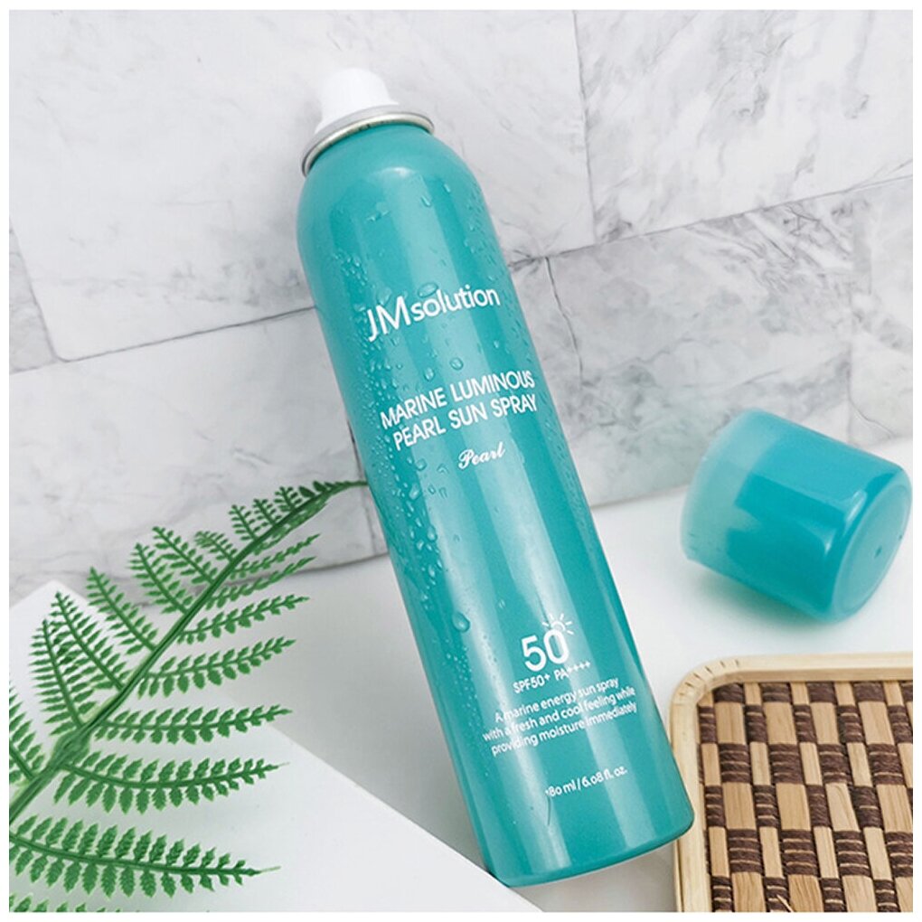 JM Solution солнцезащитный спрей с морскими минералами Marine Luminous Pearl Deep Sun SPF 50 180 мл