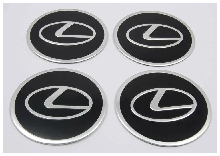 Наклейки на колесные диски Lexus / Наклейки на колесо / Наклейка на колпак / D 60 mm
