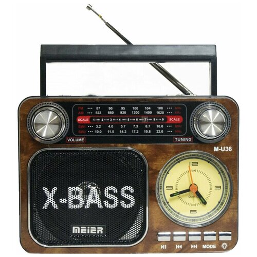 Радиоприемник Luxe Bass MEIER M-U36 bluetooth