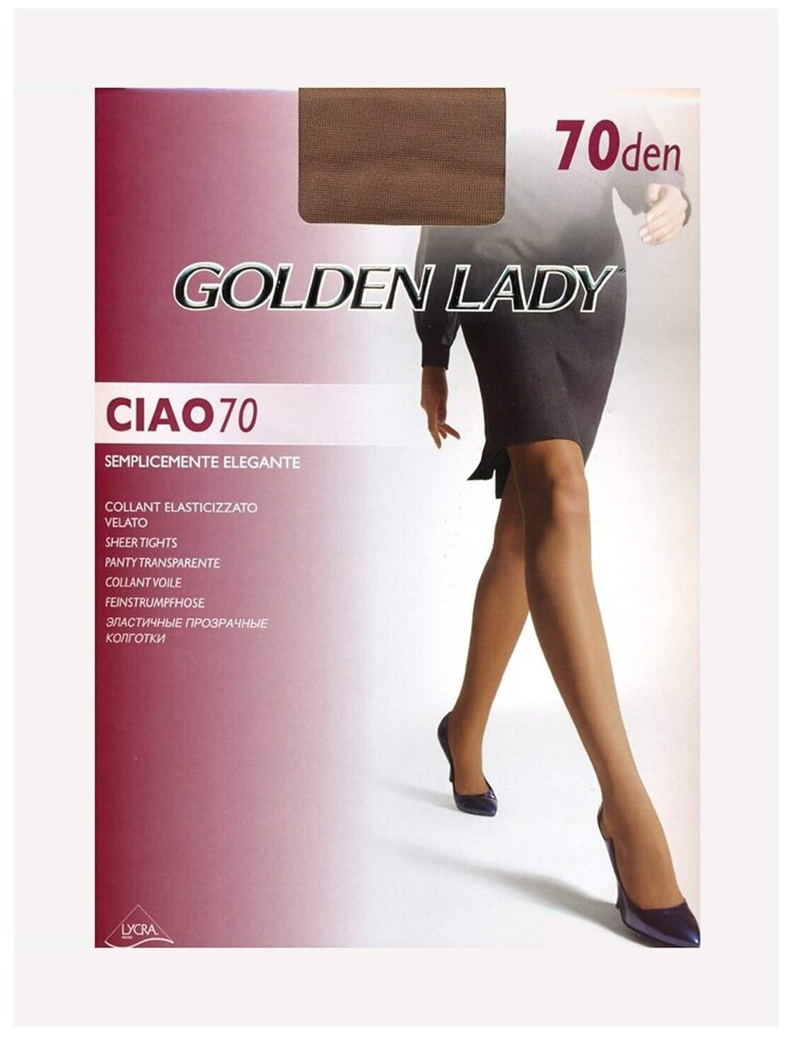 Колготки женские Golden Lady Ciao, 70 den, размер 4-L, melon купить