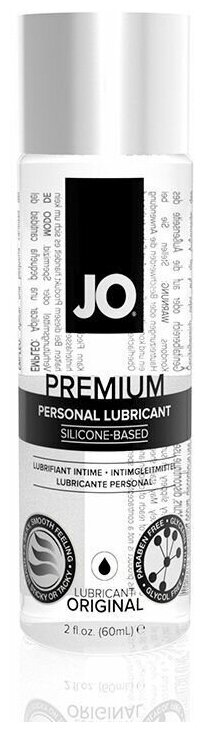 Нейтральный лубрикант на силиконовой основе JO Personal Premium Lubricant - 60 мл.