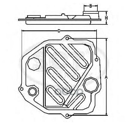 Фильтр Акпп Merc W202/W203/W204/W210/W211/W212/W220/W221/Ssang Rexton 02-Н. В. SCT арт. sg1015