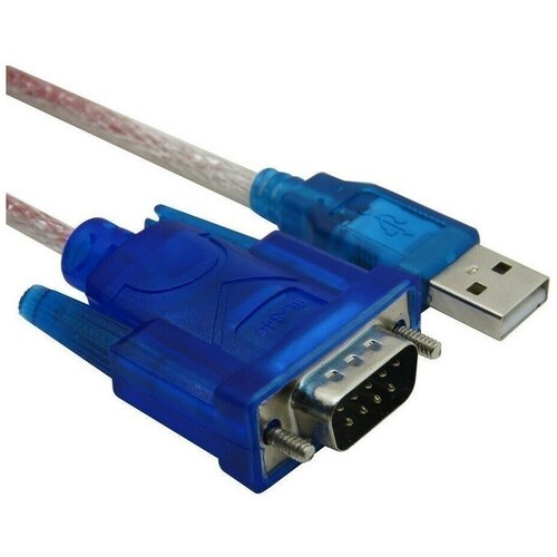 Кабель USB - COM, 0.8м, ExeGate (EX284950RUS) кабель адаптер usb 2 0 rs232 exegate ex uas 0 8 ex284950rus usb 2 0 rs232 am db9m 0 8м крепеж разъема винты