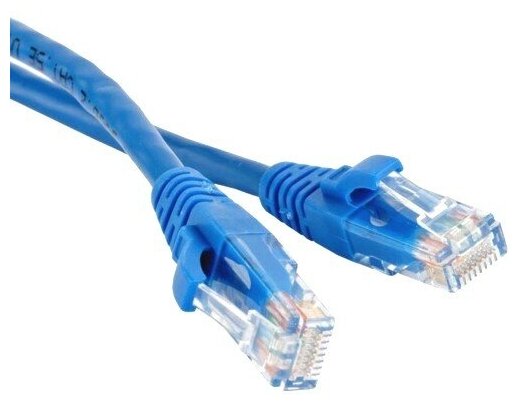 Патч-корд UTP CAT5e 25 метров Atcom AT9172 RJ-45 кабель AWG24 - синий