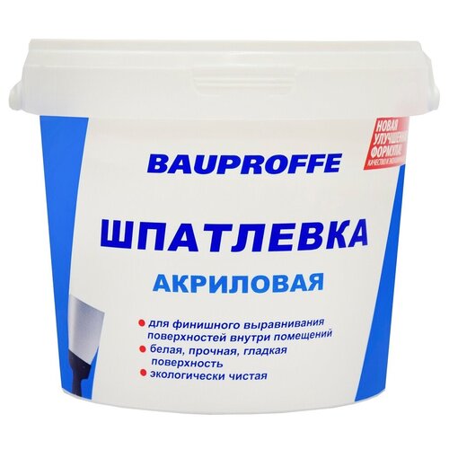 Шпатлевка акриловая PROFI 5кг. шпаклевка/обои/краска/лак/грунт