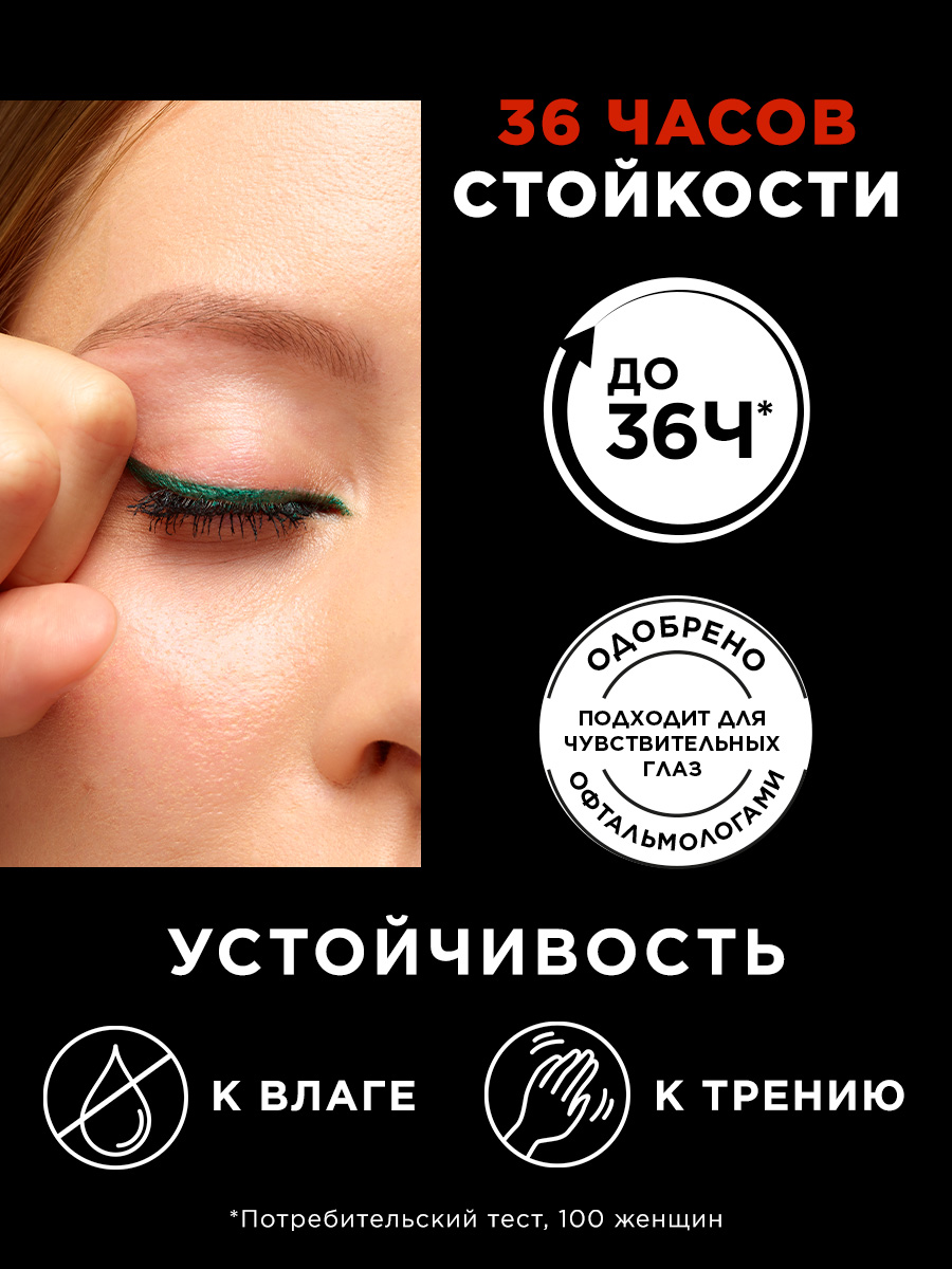 L'Oreal Paris/Автоматический гелевый крандаш INFAILLIBLE GEL AUTO LINER — фото 1