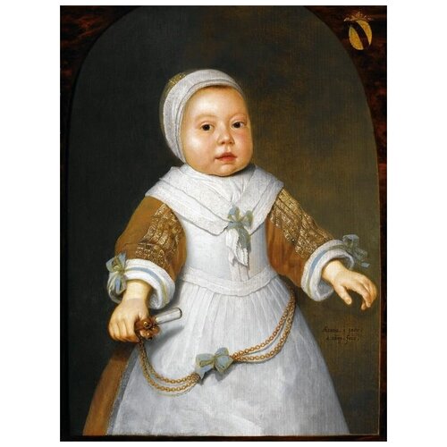 Репродукция на холсте Портрет ребенка №1 Кейп Альберт 40см. x 53см.