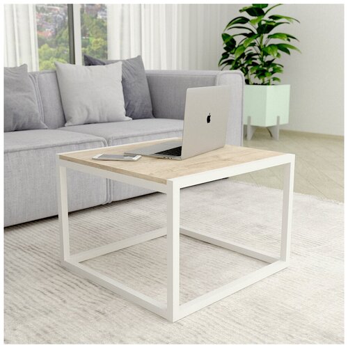 Столик журнальный loft [box] Nao White Дуб Аррива