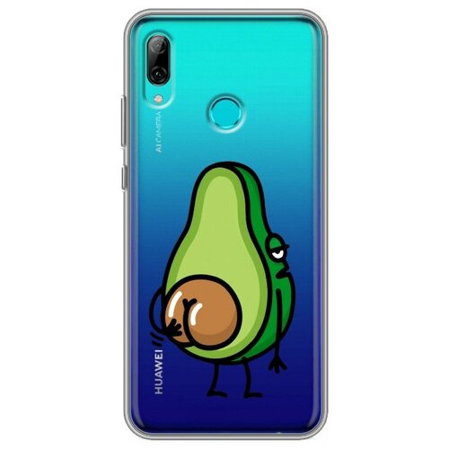 Полупрозрачный дизайнерский силиконовый чехол для Huawei P Smart 2019/Honor 10 Lite Авокадо силиконовый чехол авокадо из авокадо на honor 10
