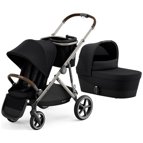 Спальный блок с дождевиком Gazelle S Cot Deep Black