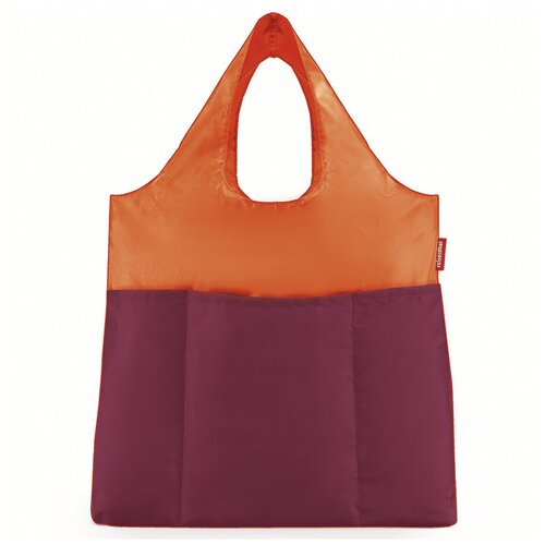 фото Сумка складная mini maxi shopper plus bicolor оранжевая-розовая av0001or reisenthel