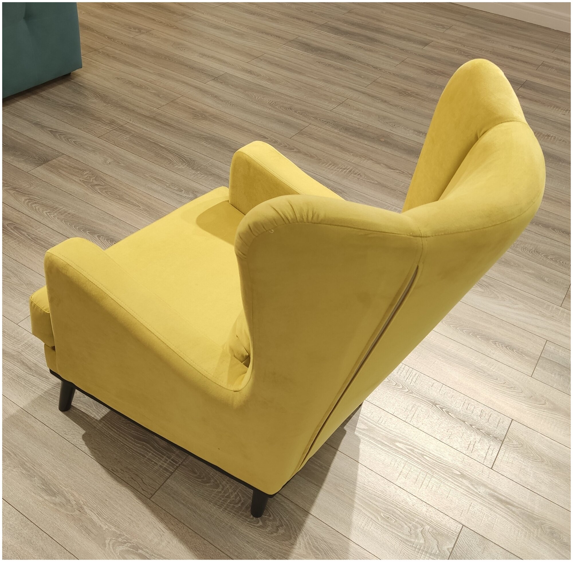 Кресло Оскар желтый Zara Yellow - фотография № 4