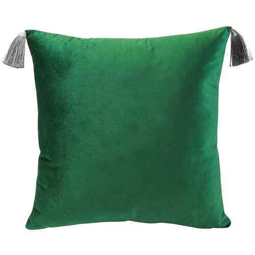 Подушка декоративная Edelson 43х43, арт. VELVET, изумруд