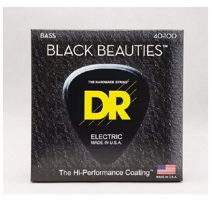 DR Strings BKB-40 - BLACK BEAUTIES Струны для бас-гитары