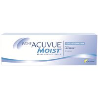 Контактные линзы ACUVUE 1-Day Moist for Astigmatism, 30 шт., R 8,5, D -7,5, CYL: -0,75, AХ: 180