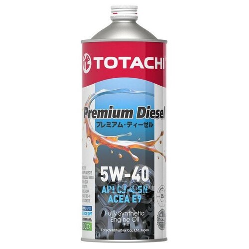 TOTACHI Масло Моторное Totachi Premium Diesel 5w-40 Синтетическое 1 Л 4562374690738