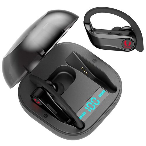 Наушники с микрофоном беспроводные Smartbuy Utashi Power Sport TWS Bluetooth разъем Micro-USB черный 991400₽