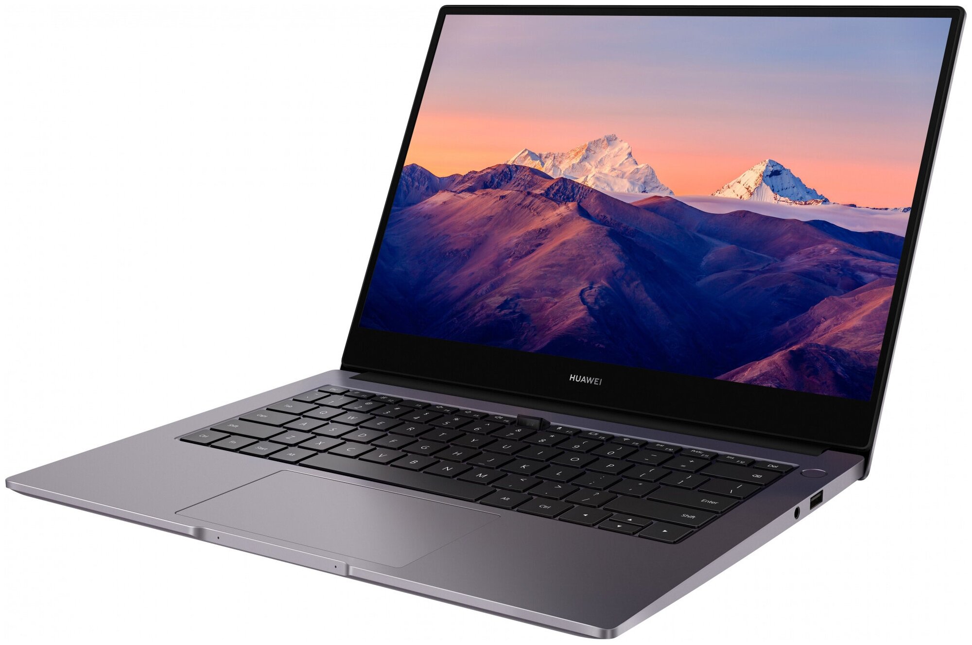 Ноутбук Huawei MateBook B3-410 Core i5 10210U 8Gb SSD512Gb Intel UHD Graphics 14 IPS FHD 1920x1080 Windows 10 Professional grey WiFi BT Cam 3665mAh