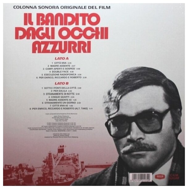 Саундтрек Саундтрек - Ennio Morricone: Il Bandito Dagli Occhi Azzurri (limited, Colour) UMC - фото №2