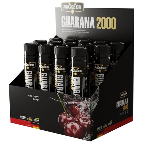 Guarana 2000, 1 ампула * 25 мл, Sour Cherry / Кислая Вишня