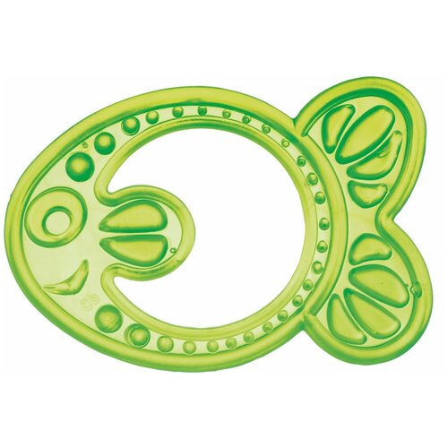 Canpol Прорезыватель мягкий Canpol арт. 13/109, 0м+, цвет зеленый, форма рыбка