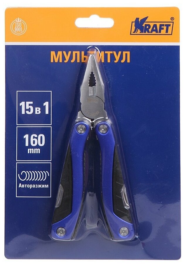 Мультитул (15 Функций) 160 Мм Kraft Kt705202 Kraft арт. KT705202