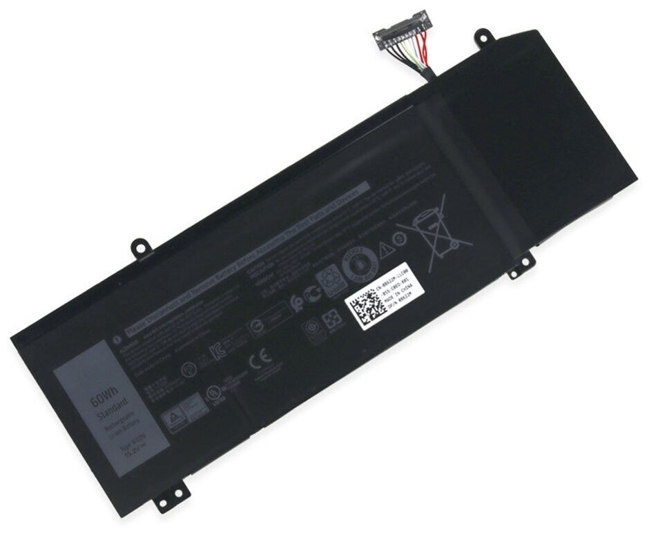 Аккумулятор для Dell Alienware M15 (1F22N) 60Wh, 15.2V