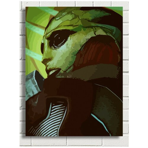 Картина по номерам игра Mass Effect (Тали, Лиара, Шепард, Тейн, Космос) - 7802 В 30x40 картина по номерам игра mass effect тали лиара шепард тейн космос 7804 г 30x40
