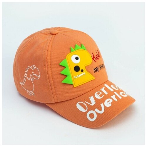 фото Кепка minaku, размер onesize, оранжевый