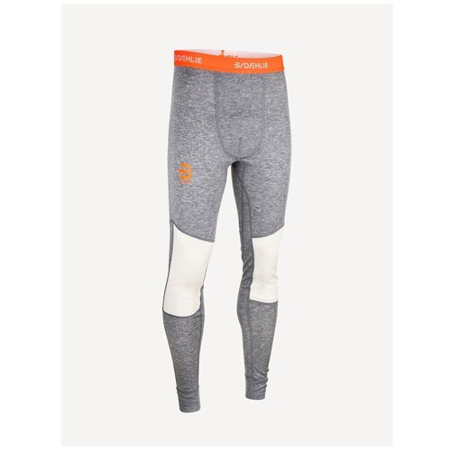 Термобелье брюки Bjorn Daehlie, плоские швы, влагоотводящий материал, размер S, серый