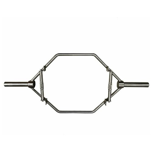 гриф для становой тяги трэп гриф ft hex ob 54 Гриф гексагональный хромированный 50 мм Protrain DB0042 (142.5 см, 19 кг)