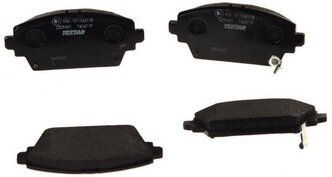 Дисковые тормозные колодки передние Textar 2309401 для Honda, MG, Nissan (4 шт.)