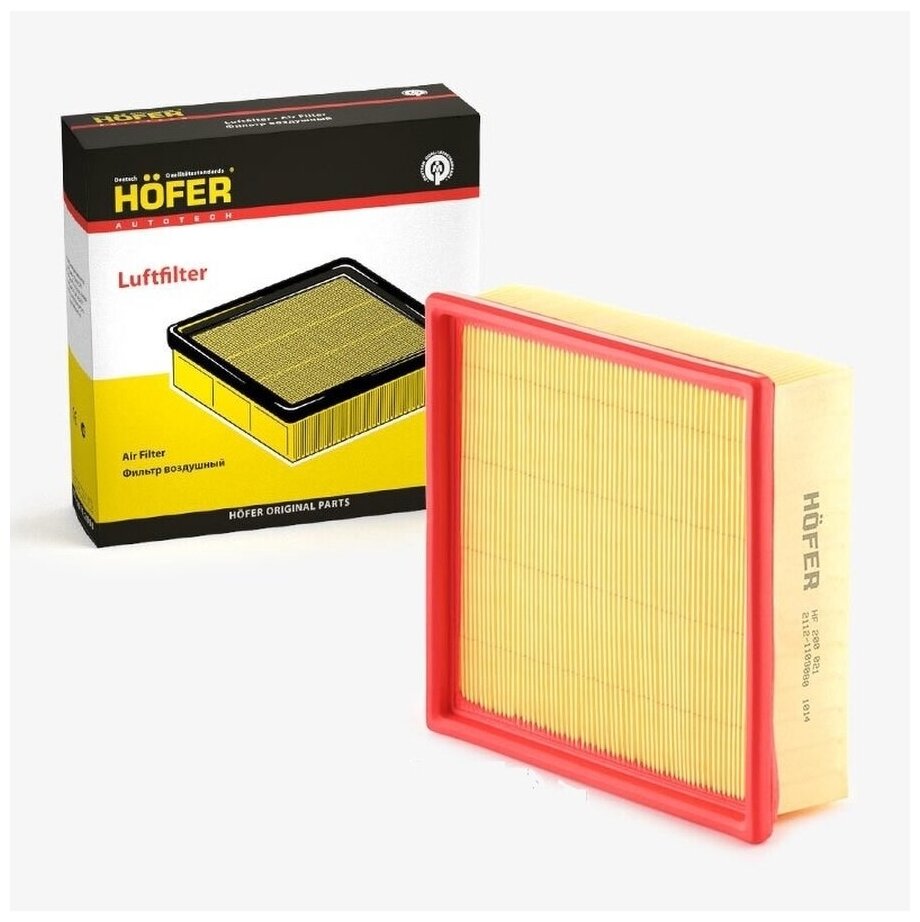 фото Фильтр воздушный на инжектор ВАЗ 2110 без сетки Hofer