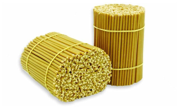 фото Свечи церковные восковые № 120, высота 165мм, диаметр 5 мм.