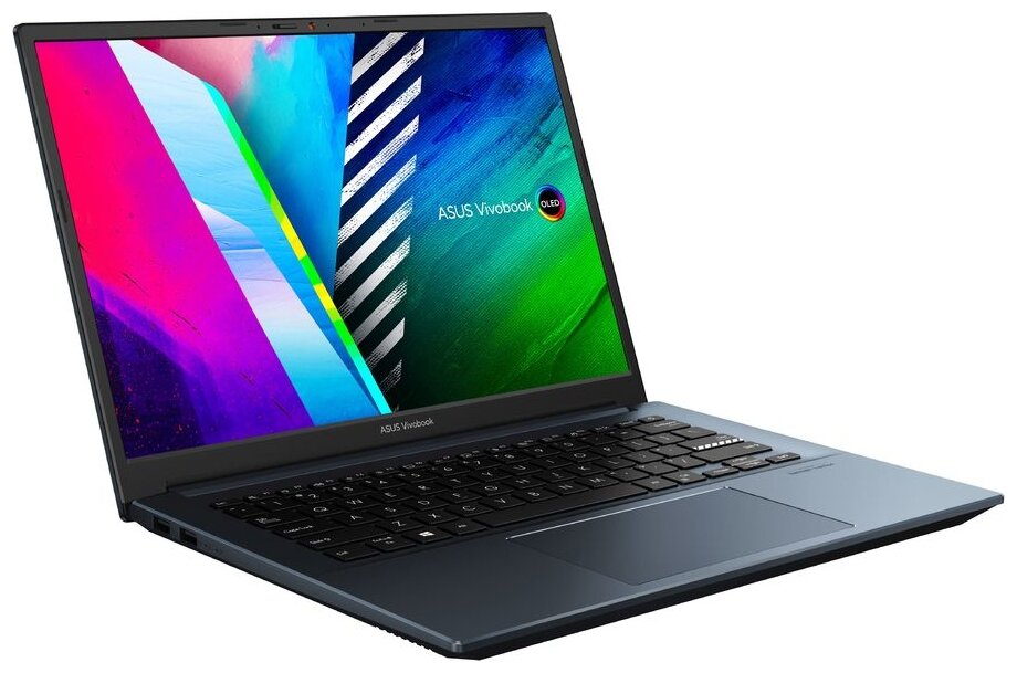 Ноутбук Asus Vivobook Pro 14 OLED M3401QC-KM022W 14 WQXGA OLED Ryzen 7 5800H16Gb512Gb SSDRTX3050 4GbW11blue 90NB0VF2-M01600