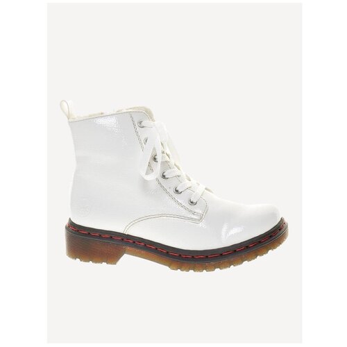 фото Ботинки берцы rieker paris, размер 36, белый